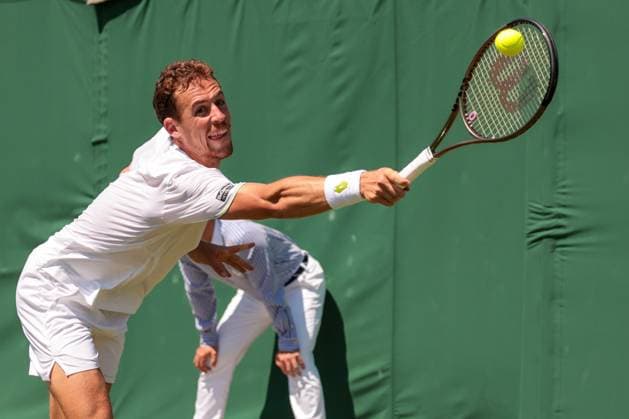 2023 Wimbledon Tournament LONDRES, LO - 07.07.2023: 2023 WIMBLEDON TOURNAMENT - Roberto Carballes Baena (ESP) during Wimbledon Tournament 2023 held in London, England. (Photo: Andre Chaco Fotoarena) x2398306x  AndrexChaco