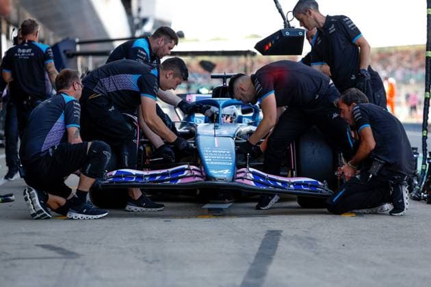 31 Esteban Ocon (FRA, BWT Alpine F1 Team), F1 Grand Prix of Great Britain at Silverstone Circuit on July 7, 2023 in Silverstone, Great Britain. (Photo by HOCH ZWEI) Silverstone Great Britain