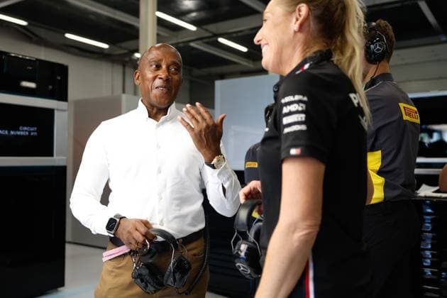 Anthony Hamilton, F1 Grand Prix of Great Britain at Silverstone Circuit on July 7, 2023 in Silverstone, Great Britain. (Photo by HOCH ZWEI) Silverstone Great Britain