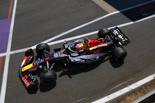 1 Max Verstappen (NLD, Oracle Red Bull Racing), F1 Grand Prix of Great Britain at Silverstone Circuit on July 7, 2023 in Silverstone, Great Britain. (Photo by HOCH ZWEI) Silverstone Great Britain
