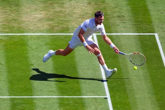 Mandatory Credit: Photo by Simon Dael Shutterstock (13995929di) Cameron Norrie during his second round match Wimbledon Tennis Championships, Day 5, The All England Lawn Tennis and Croquet Club, London, UK - 07 Jul 2023 Wimbledon Tennis Championships, Day 5, The All England Lawn Tennis and Croquet Club, London, UK - 07 Jul 2023  Copyright: xSimonxDael Shutterstockx 13995929di
