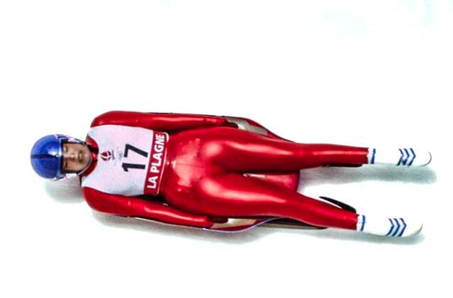 1992 Olympic Winter games, Winterspiele,Spiele, Summer games Irina Gubkina (EUN) during Women s singles luge competition at the 1992 Olympic Winter Games Albertville La Plagne France Copyright: xDuomo PCNx OL9203 LG0105