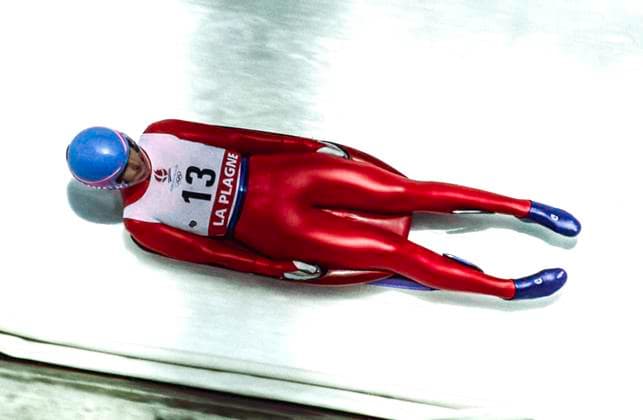1992 Olympic Winter games, Winterspiele,Spiele, Summer games Nadezhda Danilina (EUN) during Women s singles luge competition at the 1992 Olympic Winter Games Albertville La Plagne France Copyright: xDuomo PCNx OL9203 LG0125
