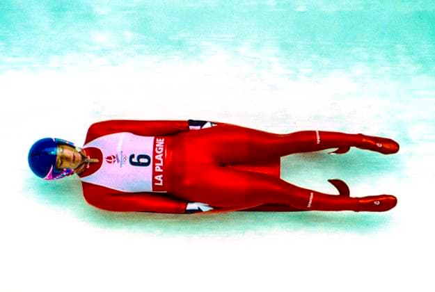 1992 Olympic Winter games, Winterspiele,Spiele, Summer games Doris Neuner (AUT) gold medal winner during Women s singles luge competition at the 1992 Olympic Winter Games Albertville La Plagne France Copyright: xDuomo PCNx OL9203 LG0144