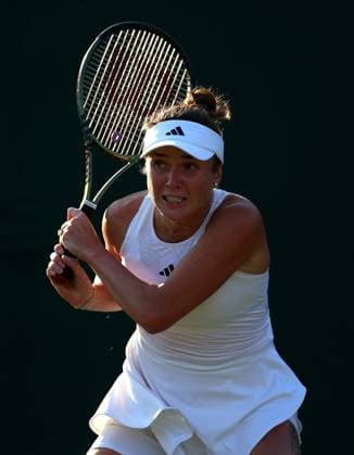 Mandatory Credit: Photo by Ella Ling Shutterstock (13995924ed) Elina Svitolina in action during their match against Sofia Kenin Wimbledon Tennis Championships, Day 5, The All England Lawn Tennis and Croquet Club, London, UK - 07 Jul 2023 Wimbledon Tennis Championships, Day 5, The All England Lawn Tennis and Croquet Club, London, UK - 07 Jul 2023  Copyright: xEllaxLing Shutterstockx 13995924ed