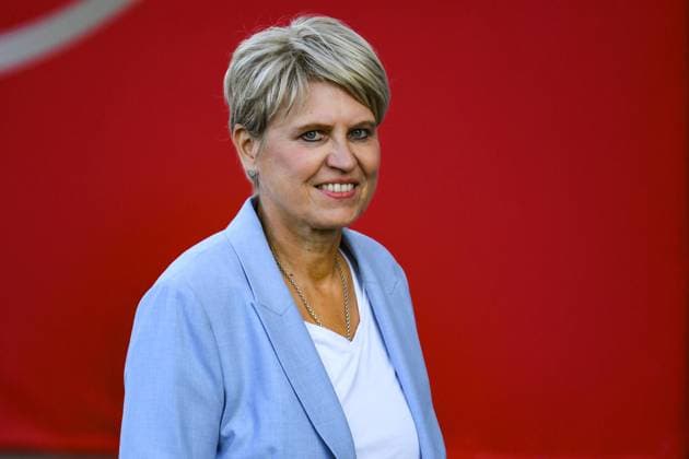 Fußball I Frauen I Saison 2022-2023 I Länderspiel I Deutschland - Sambia I 07.07.2023 Doris Fitschen (ehemalige Managerin der DFB-Frauen) war gekommen, um Leonie Maier zu verabschieden. Freisteller, Nahaufnahme, Porträt, Portrait, Einzelfoto, Einzelbild, Körper Fürth Sportpark Ronhof Thomas Sommer Bayern Deutschland Copyright: xLobeca InesxHähnelx