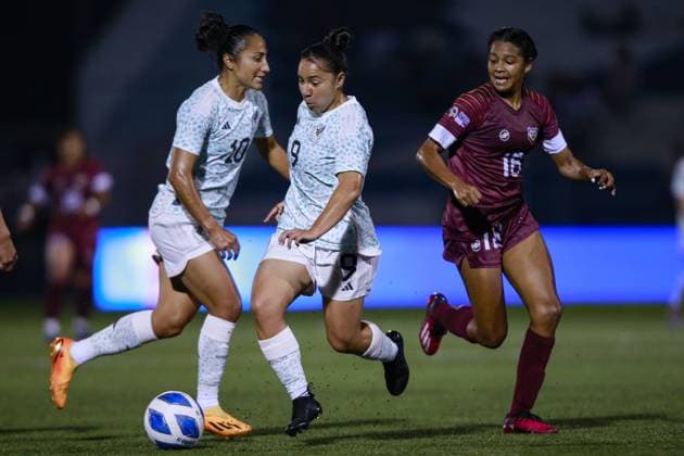 RECORD DATE NOT STATED JCC San Salvador 2023 Venezuela vs Mexico Final Gold Medal Charlyn Corral of Mexico during the game Venezuela vs Mexico (Mexican national team, Nationalteam , corresponding to Final Gold Medal of Womens Soccer at the Central American and Caribbean Games San Salvador 2023, at Las Delicias National Stadium, on July 07, 2023. <br><br> Charlyn Corral de Mexico durante el partido Venezuela vs Mexico (Seleccion Mexicana), correspondiente a Final por Medalla de Oro del Futbol Femenino en los Juegos Centroamericanos y del Caribe San Salvador 2023, en el Estadio Nacional Las Delicias, el 07 de Julio de 2023. SAN SALVADOR SAN SALVADOR EL SALVADOR  Copyright: xUlisesxNaranjox 20230707231237_JCC_23_W_VEN_MEX_CORRAL69