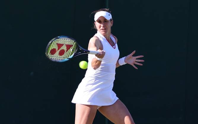 TENNIS - Wimbledon 2023 LONDON,ENGLAND,08.JUL.23 - TENNIS - WTA, Tennis Damen World Tour, Wimbledon, Grand Slam. Image shows Belinda Bencic (SUI).  GEPAxpictures xAlanxGrieves