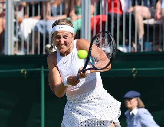 TENNIS - Wimbledon 2023 LONDON,ENGLAND,08.JUL.23 - TENNIS - WTA, Tennis Damen World Tour, Wimbledon, Grand Slam. Image shows Victoria Azarenka (BLR).  GEPAxpictures xAlanxGrieves