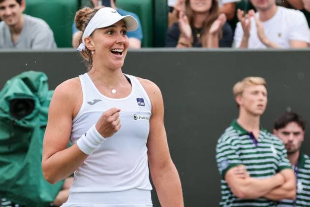 2023 Wimbledon Tournament LONDRES, LO - 08.07.2023: 2023 WIMBLEDON TOURNAMENT - Beatriz Haddad Maia (BRA) during the 2023 Wimbledon Tournament held in London, England. (Photo: Andre Chaco Fotoarena) x2398662x  AndrexChaco
