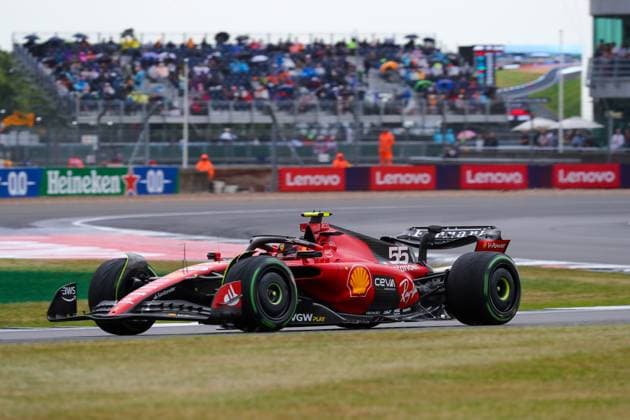 July 8, 2023, Silverstone, Englan, Great Britain: Carlos Sainz (SPA) Ferrari F1-23..during FORMULA 1 ARAMCO BRITISH GRAND PRIX 2023 - jUL7-9 Silverstone, Great Britain Silverstone Great Britain - ZUMAm217 20230708_zsp_m217_022 Copyright: xAlessioxDexMarcox