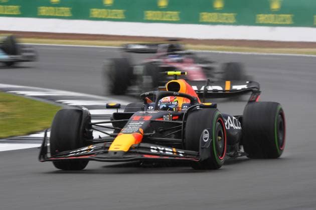 F1 Grand Prix of Great Britain - Qualifying Sergio Perez of Mexico and Oracle Red Bull Racing during the Formula 1 Aramco British Grand Prix at Silverstone Circuit, Towcester, UK on Saturday 8th July 2023. United Kingdom  Copyright: xMIxNewsx originalFilename:fletcher-formula1230708_npFI6.jpg