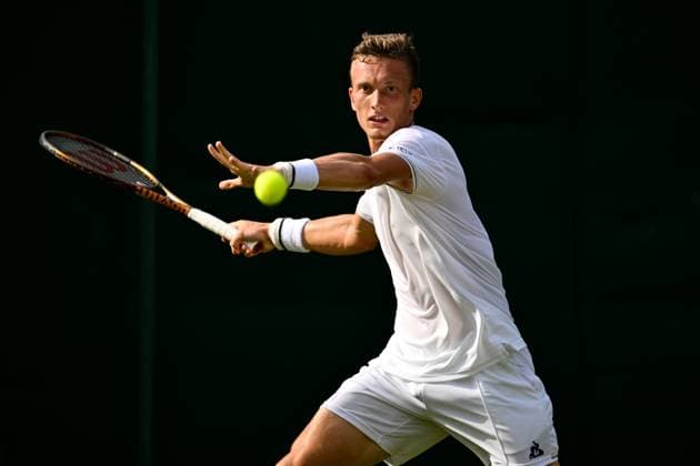 The Wimbledon Grand Slam tennis tournament, 8 July 2023, London. Czech tennis player Jiri Lehecka. (CTKxPhoto SidorjakxMartin) CTKPhotoP2023070804790  CTKPhotoP2023070804790