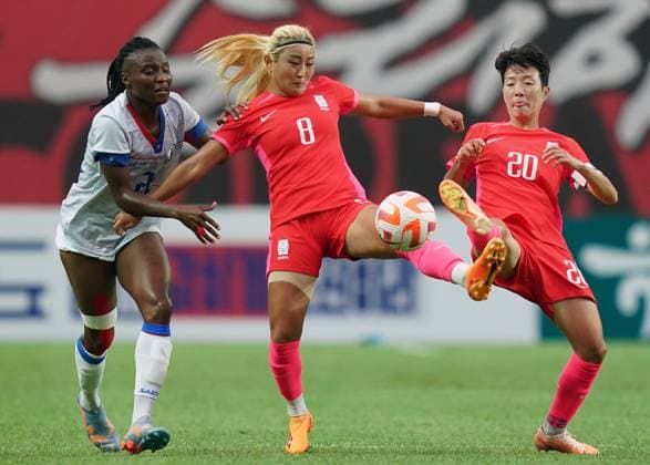 Sport Themen der Woche KW27 Sport Bilder des Tages Friendly Soccer Match women ( South Korea vs Haiti - 20230708 ) SEOUL, SOUTH KOREA, JUL 08 : Cho So-hyun of South Korea during friendly women s soccer match between South Korea and Haiti at the Seoul World Cup Stadium in Seoul, South Korea, 08 July 2023. (Editorial Use Only) Seoul The Seoul World Cup Stadium South Korea 7908_273114 Copyright: xSeokyongxLee PentaxPressx