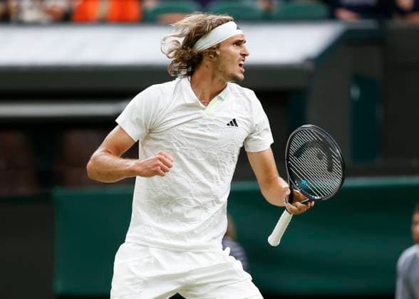 Alexander Zverev macht die Faust und jubelt, Jubel, Freude, Emotion Copyright: xJuergenxHasenkopfx