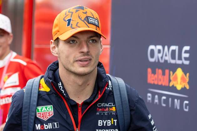9th July 2023: Silverstone Circuit, Northamptonshire, England: Formula 1 2023 Aramco British F1 Grand Prix: Race Day; Oracle Red Bull Racing driver Max Verstappen arrives at Silvesrstone  ActionPlus12529102 TimxWilliams