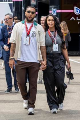 9th July 2023: Silverstone Circuit, Northamptonshire, England: Formula 1 2023 Aramco British F1 Grand Prix: Race Day; Footballer Troy Deeney in the paddock at Silverstone  ActionPlus12529106 TimxWilliams