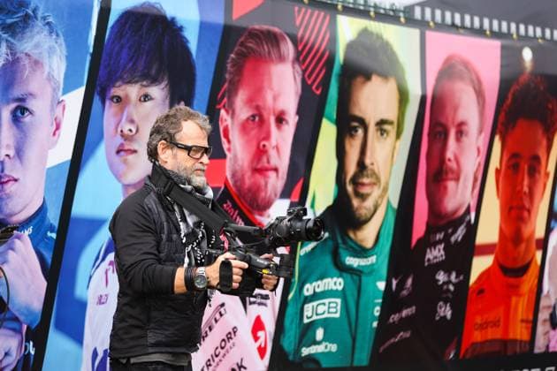 BIELAN Lucas, director of photography, DoP, for the upcoming F1 Film, Movie by Apple Studios Bruckheimer Films, portrait during the 2023 Formula 1 Aramco British Grand Prix, 10th round of the 2023 Formula One World Championship, WM, Weltmeisterschaft from July 7 to 9, 2023 on the Silverstone Circuit, in Silverstone, United Kingdom - F1 - BRITISH GRAND PRIX 2023 - RACE DPPI Panoramic 03323013_AV6_5809