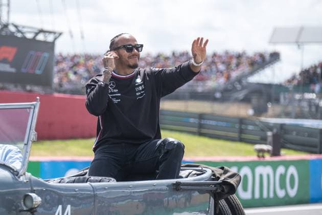 Lewis Hamilton (UK, Mercedes AMG Petronas F1 Team 44), Großer Preis von Großbritannien, Silverstone, Motorsport, Formel 1, Großer Preis von Großbritannien, Silverstone, Motorsport, Formel 1 Towcester Copyright: xEibner-Pressefotox EP_EER