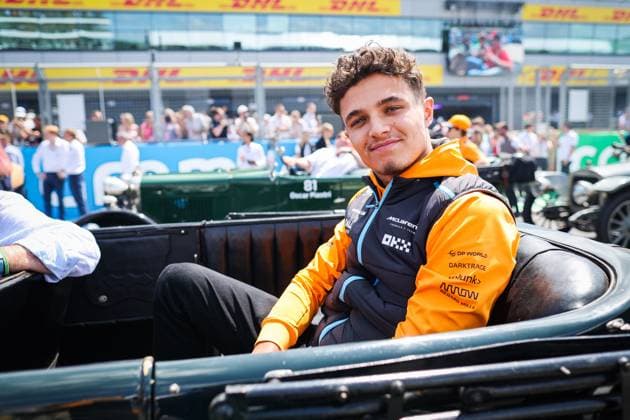 NORRIS Lando (gbr), McLaren F1 Team MCL60, portrait during the 2023 Formula 1 Aramco British Grand Prix, 10th round of the 2023 Formula One World Championship, WM, Weltmeisterschaft from July 7 to 9, 2023 on the Silverstone Circuit, in Silverstone, United Kingdom  Copyright: xAntoninxVincent DPPI IPAxSportx x xIPAxSportx 0 IPA_IPA39134043