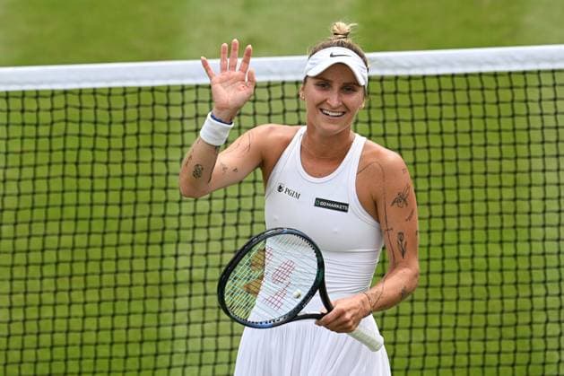 The Wimbledon Grand Slam tennis tournament, July 9, 2023, London. Czech tennis player Marketa Vondrousova. (CTKxPhoto SidorjakxMartin) CTKPhotoP2023070903328  CTKPhotoP2023070903328