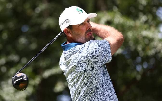 Mandatory Credit: Photo by James Marsh Shutterstock (13995950aa) Charles Schwartzel of South Africa and team Stinger during his round. LIV Golf Invitational London, Day Three, Golf, Centurion Club, Hemel Hempstead, UK - 09 Jul 2023 LIV Golf Invitational London, Day Three, Golf, Centurion Club, Hemel Hempstead, UK - 09 Jul 2023 Copyright: xJamesxMarsh Shutterstockx 13995950aa