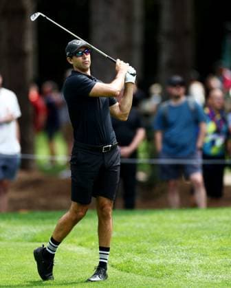 Mandatory Credit: Photo by James Marsh Shutterstock (13995950b) Cameron Tringale of Hyflyers during his round. LIV Golf Invitational London, Day Three, Golf, Centurion Club, Hemel Hempstead, UK - 09 Jul 2023 LIV Golf Invitational London, Day Three, Golf, Centurion Club, Hemel Hempstead, UK - 09 Jul 2023 Copyright: xJamesxMarsh Shutterstockx 13995950b