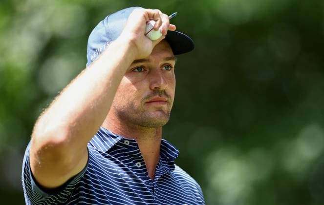 Mandatory Credit: Photo by James Marsh Shutterstock (13995950d) Bryson DeChambeau of USA and team Crushers. LIV Golf Invitational London, Day Three, Golf, Centurion Club, Hemel Hempstead, UK - 09 Jul 2023 LIV Golf Invitational London, Day Three, Golf, Centurion Club, Hemel Hempstead, UK - 09 Jul 2023 Copyright: xJamesxMarsh Shutterstockx 13995950d