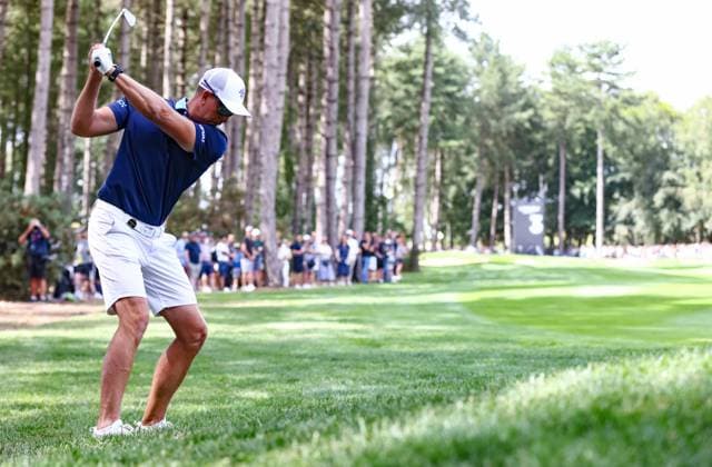 Mandatory Credit: Photo by James Marsh Shutterstock (13995950aq) Henrik Stenson of Sweden and team Majesticks during his round. LIV Golf Invitational London, Day Three, Golf, Centurion Club, Hemel Hempstead, UK - 09 Jul 2023 LIV Golf Invitational London, Day Three, Golf, Centurion Club, Hemel Hempstead, UK - 09 Jul 2023 Copyright: xJamesxMarsh Shutterstockx 13995950aq