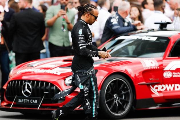 44 Lewis Hamilton (GBR, Mercedes-AMG Petronas F1 Team), F1 Grand Prix of Great Britain at Silverstone Circuit on July 9, 2023 in Silverstone, Great Britain. (Photo by HOCH ZWEI) Silverstone Great Britain