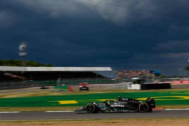 44 Lewis Hamilton (GBR, Mercedes-AMG Petronas F1 Team), F1 Grand Prix of Great Britain at Silverstone Circuit on July 9, 2023 in Silverstone, Great Britain. (Photo by HOCH ZWEI) Silverstone Great Britain