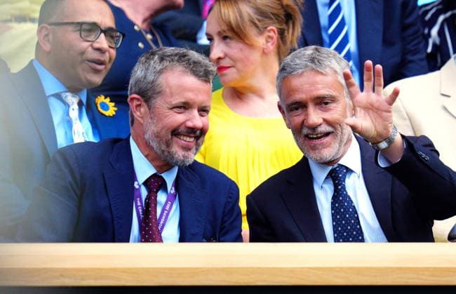 Mandatory Credit: Photo by Javier Garcia Shutterstock (14003748v) Crown Prince Frederik of Denmark in the Royal Box on Centre Court Wimbledon Tennis Championships, Day 8, The All England Lawn Tennis and Croquet Club, London, UK - 10 Jul 2023 Wimbledon Tennis Championships, Day 8, The All England Lawn Tennis and Croquet Club, London, UK - 10 Jul 2023  Copyright: xJavierxGarcia Shutterstockx 14003748v