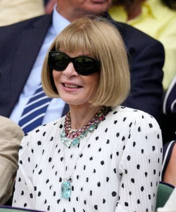 Mandatory Credit: Photo by Dave Shopland Shutterstock (14003750f) Anna Wintour in the Royal Box on Centre Court Wimbledon Tennis Championships, Day 8, The All England Lawn Tennis and Croquet Club, London, UK - 10 Jul 2023 Wimbledon Tennis Championships, Day 8, The All England Lawn Tennis and Croquet Club, London, UK - 10 Jul 2023  Copyright: xDavexShopland Shutterstockx 14003750f