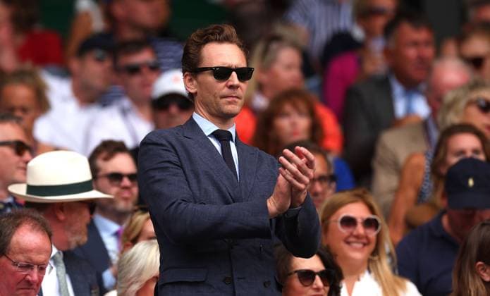 Mandatory Credit: Photo by Ella Ling Shutterstock (14003751cf) Tom Hiddleston watching the action on Centre Court Wimbledon Tennis Championships, Day 8, The All England Lawn Tennis and Croquet Club, London, UK - 10 Jul 2023 Wimbledon Tennis Championships, Day 8, The All England Lawn Tennis and Croquet Club, London, UK - 10 Jul 2023  Copyright: xEllaxLing Shutterstockx 14003751cf