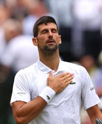 Mandatory Credit: Photo by Ella Ling Shutterstock (14003751cz) Novak Djokovic celebrates victory over Hubert Hurkacz Wimbledon Tennis Championships, Day 8, The All England Lawn Tennis and Croquet Club, London, UK - 10 Jul 2023 Wimbledon Tennis Championships, Day 8, The All England Lawn Tennis and Croquet Club, London, UK - 10 Jul 2023  Copyright: xEllaxLing Shutterstockx 14003751cz