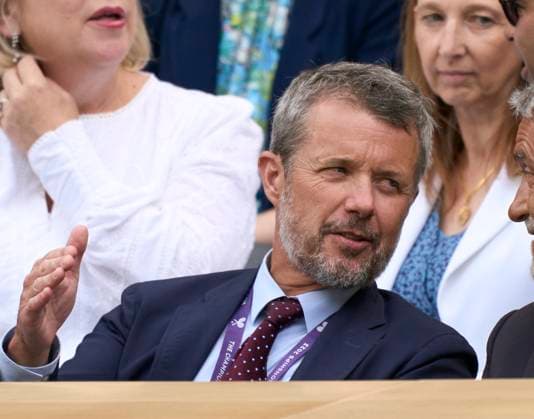 2023 Wimbledon Championships HRH Crown Prince Frederik of Denmark seen in the Royal box on Day 8 at the 2023 Wimbledon Championships at the All England Club, London, UK, 10 July 2023, Credit:Peter van den Berg Avalon United Kingdom, England, London, All England Lawn Tennis and Croquet Club  Copyright: xPeterxvanxdenxBergx xAvalonx 0788332627