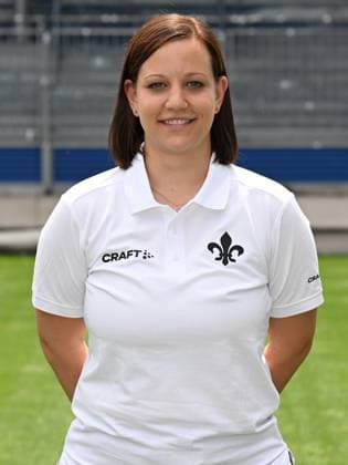 10.07.2023, xjhx, Fussball 1.Bundesliga, SV Darmstadt 98 - Fototermin Saison 2023 24 1.BL Porträttermin 2023 2024 emspor, v.l. Physiotherapeutin Katrin Herbig; SV Darmstadt 98; 1.BL, Porträttermin 2023 2024 (DFL DFB REGULATIONS PROHIBIT ANY USE OF PHOTOGRAPHS as IMAGE SEQUENCES and or QUASI-VIDEO) Darmstadt