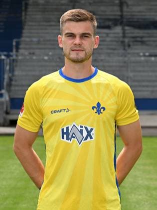 10.07.2023, xjhx, Fussball 1.Bundesliga, SV Darmstadt 98 - Fototermin Saison 2023 24 1.BL Porträttermin 2023 2024 emspor, v.l. Morten Behrens; SV Darmstadt 98; 1.BL, Porträttermin 2023 2024 (DFL DFB REGULATIONS PROHIBIT ANY USE OF PHOTOGRAPHS as IMAGE SEQUENCES and or QUASI-VIDEO) Darmstadt