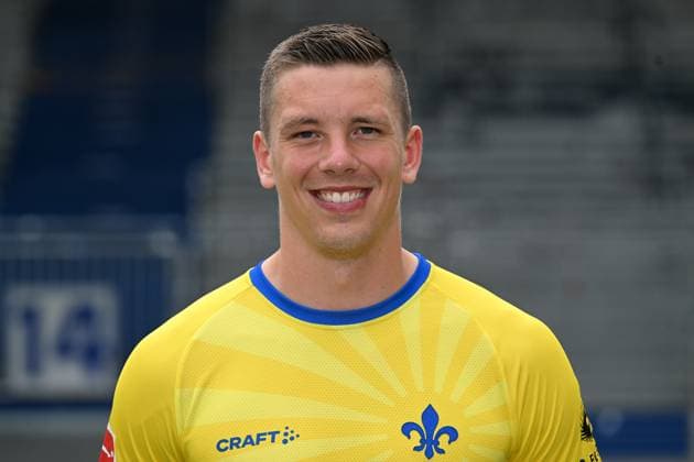 10.07.2023, xjhx, Fussball 1.Bundesliga, SV Darmstadt 98 - Fototermin Saison 2023 24 1.BL Porträttermin 2023 2024 emspor, v.l. Alexander Brunst ; SV Darmstadt 98; 1.BL, Porträttermin 2023 2024 (DFL DFB REGULATIONS PROHIBIT ANY USE OF PHOTOGRAPHS as IMAGE SEQUENCES and or QUASI-VIDEO) Darmstadt