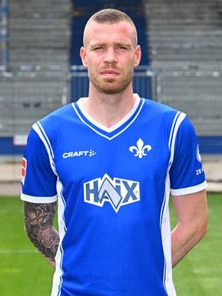 10.07.2023, xjhx, Fussball 1.Bundesliga, SV Darmstadt 98 - Fototermin Saison 2023 24 1.BL Porträttermin 2023 2024 emspor, v.l. Thomas Isherwood; SV Darmstadt 98; 1.BL, Porträttermin 2023 2024 (DFL DFB REGULATIONS PROHIBIT ANY USE OF PHOTOGRAPHS as IMAGE SEQUENCES and or QUASI-VIDEO) Darmstadt