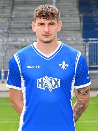 10.07.2023, xjhx, Fussball 1.Bundesliga, SV Darmstadt 98 - Fototermin Saison 2023 24 1.BL Porträttermin 2023 2024 emspor, v.l. Matej Maglica; SV Darmstadt 98; 1.BL, Porträttermin 2023 2024 (DFL DFB REGULATIONS PROHIBIT ANY USE OF PHOTOGRAPHS as IMAGE SEQUENCES and or QUASI-VIDEO) Darmstadt