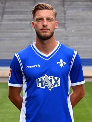 10.07.2023, xjhx, Fussball 1.Bundesliga, SV Darmstadt 98 - Fototermin Saison 2023 24 1.BL Porträttermin 2023 2024 emspor, v.l. Nemanja Celic; SV Darmstadt 98; 1.BL, Porträttermin 2023 2024 (DFL DFB REGULATIONS PROHIBIT ANY USE OF PHOTOGRAPHS as IMAGE SEQUENCES and or QUASI-VIDEO) Darmstadt