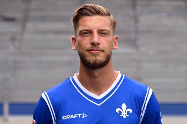 10.07.2023, xjhx, Fussball 1.Bundesliga, SV Darmstadt 98 - Fototermin Saison 2023 24 1.BL Porträttermin 2023 2024 emspor, v.l. Nemanja Celic; SV Darmstadt 98; 1.BL, Porträttermin 2023 2024 (DFL DFB REGULATIONS PROHIBIT ANY USE OF PHOTOGRAPHS as IMAGE SEQUENCES and or QUASI-VIDEO) Darmstadt