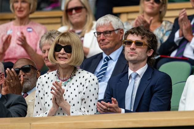 Tennis - Wimbledon Championship 2023 - Day 8 LONDON, ENGLAND - Monday, July 10, 2023: Vogue editor-in-chief Anna Wintour in the Royal Box during the Gentlemen s Singles 4th Round match on Day Eight of The Championships Wimbledon 2023 at the All England Lawn Tennis and Croquet Club. LONDON All England Lawn Tennis and Croq GREATER LONDON ENGLAND  Copyright: xKirstenxHolstx P2023-07-10-Wimbledon_Day_8-33