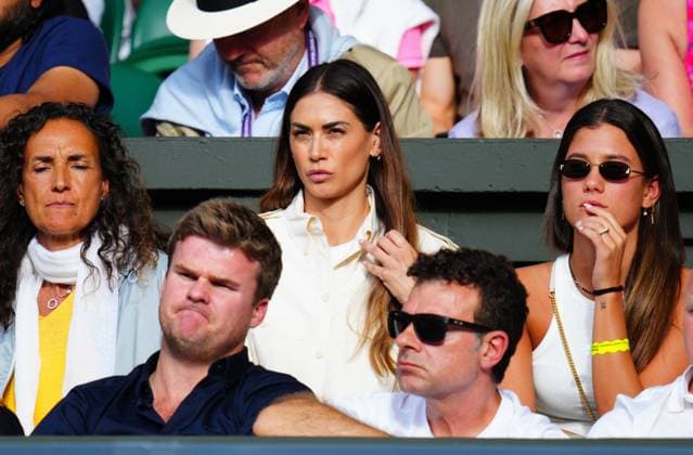 Mandatory Credit: Photo by Javier Garcia Shutterstock (14003748jz) Melissa Satta watching Matteo Berrettini during his fourth round match Wimbledon Tennis Championships, Day 8, The All England Lawn Tennis and Croquet Club, London, UK - 10 Jul 2023 Wimbledon Tennis Championships, Day 8, The All England Lawn Tennis and Croquet Club, London, UK - 10 Jul 2023  Copyright: xJavierxGarcia Shutterstockx 14003748jz