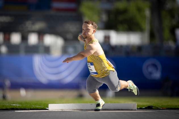 Sport Themen der Woche KW28 Sport Bilder des Tages Paris 2023 World Para Athletics Championships; Frankreich, 11.07.2023 Yannis Fischer (GER VfB Stuttgart F40) waehrend der World Para Athletics Championships am 11.07.2023 im Charlety Stadium in Paris, Frankreich. *** Paris 2023 World Para Athletics Championships France, 11 07 2023 Yannis Fischer GER VfB Stuttgart F40 during the World Para Athletics Championships on 11 07 2023 at Charlety Stadium in Paris, France. Copyright: xBEAUTIFULxSPORTS AxelxKohringx