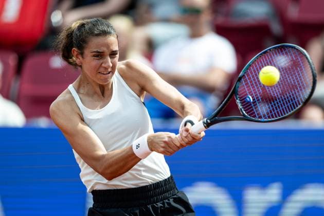 230711 Jacqueline Cabaj Awad, Sverige, under dag 2 av WTA, Tennis Damen Nordea Open den 11 juli 2023 i Bastad. Copyright: MATHILDAxAHLBERG BB230711MA025
