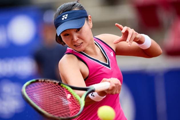 BÅSTAD 20230711 Su Jeong Jang, Korea under tennisturneringen Nordea Open i Bastad. BÅSTAD SVERIGE Tennis x11830x