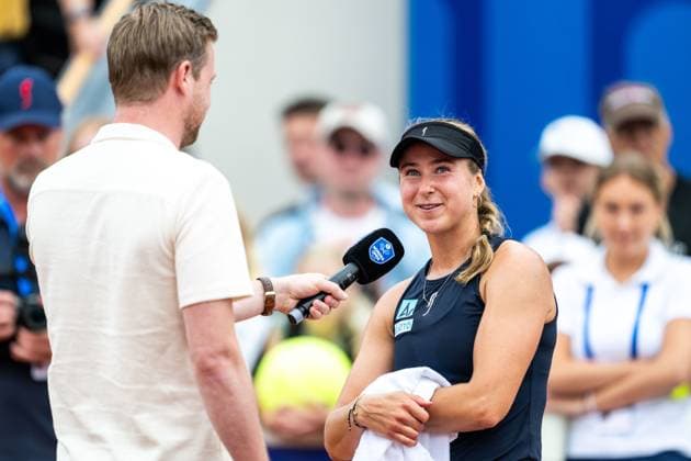 230711 Rebecca Peterson, Sverige, under dag 2 av WTA, Tennis Damen Nordea Open den 11 juli 2023 i Bastad. Copyright: MATHILDAxAHLBERG BB230711MA069