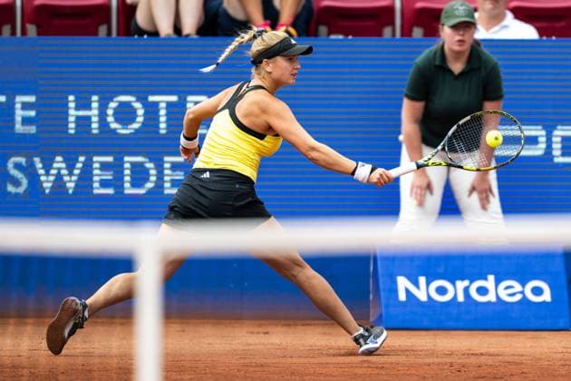 230711 Caijsa Hennemann, Sverige, under dag 2 av WTA, Tennis Damen Nordea Open den 11 juli 2023 i Bastad. Copyright: MATHILDAxAHLBERG BB230711MA109